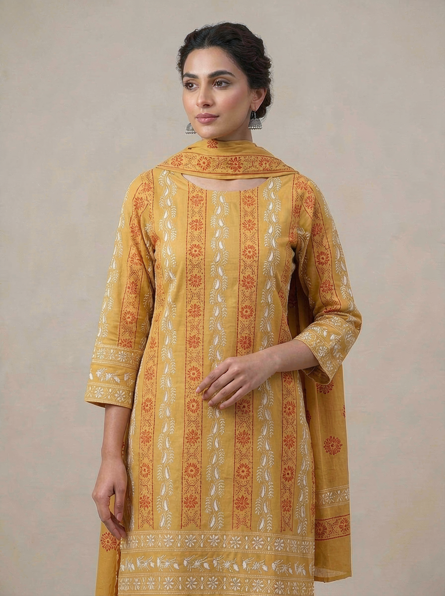 block-print-with-chikankari-unstiched