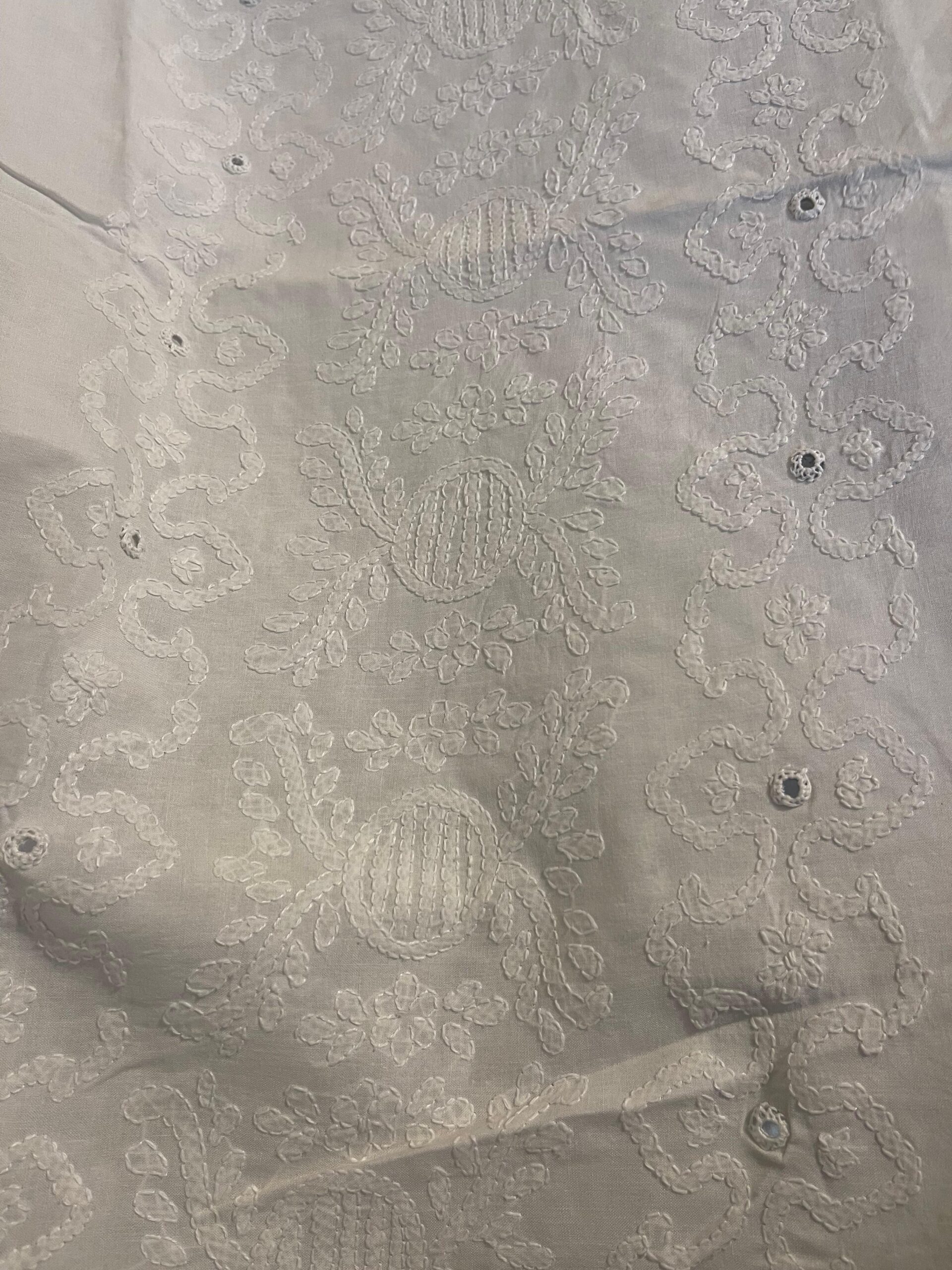 white-handmade-sheeshakari-chikankari-lawn-trouser-for-women-premium-mirror-work-embroidered-trouser