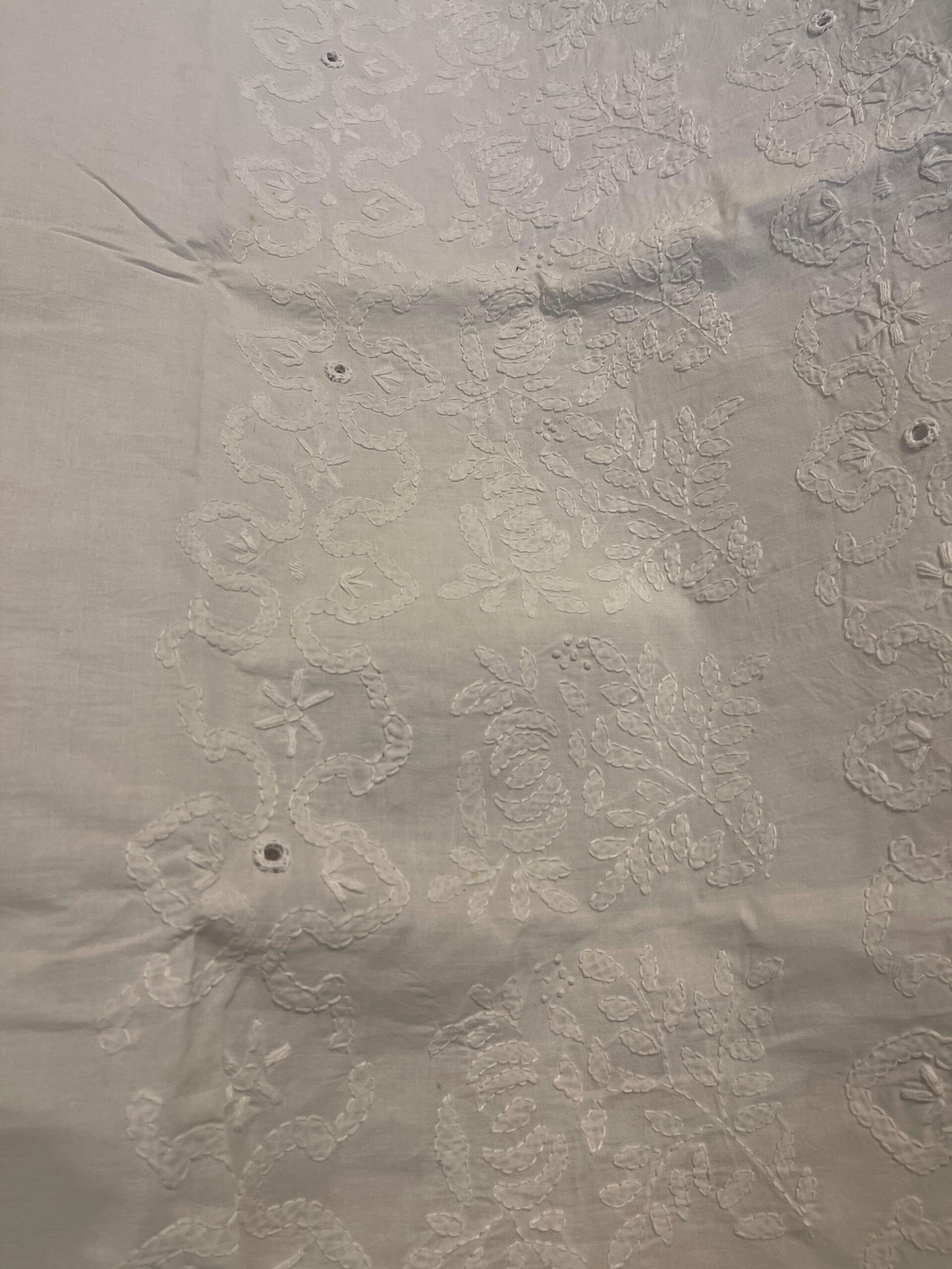 white-handmade-sheeshakari-lawn-trouser-for-women-premium-chikankari-mirror-work-embroidered-trouser