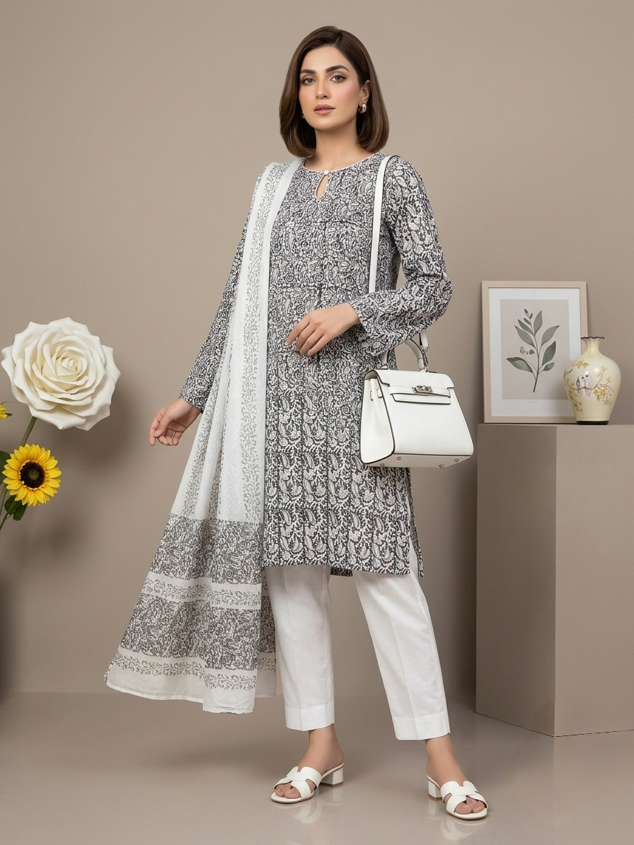 black-white-block-printed-pure-lawn-shirt-dupatta-unstitched-2-piece-by-kaar-e-nakh