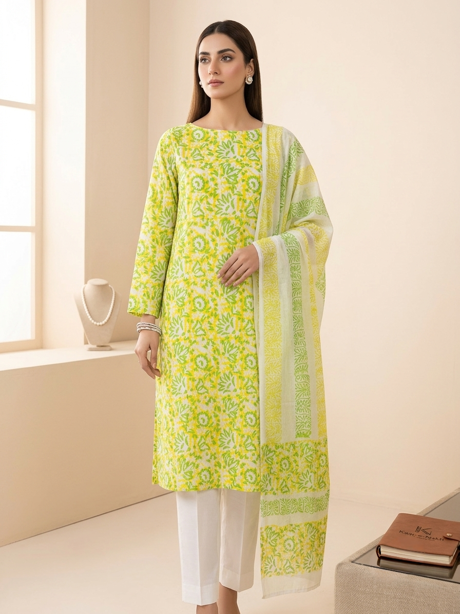 lime-green-block-printed-lawn-suit-with-soft-chiffon-dupatta-premium-unstitched-2-piece
