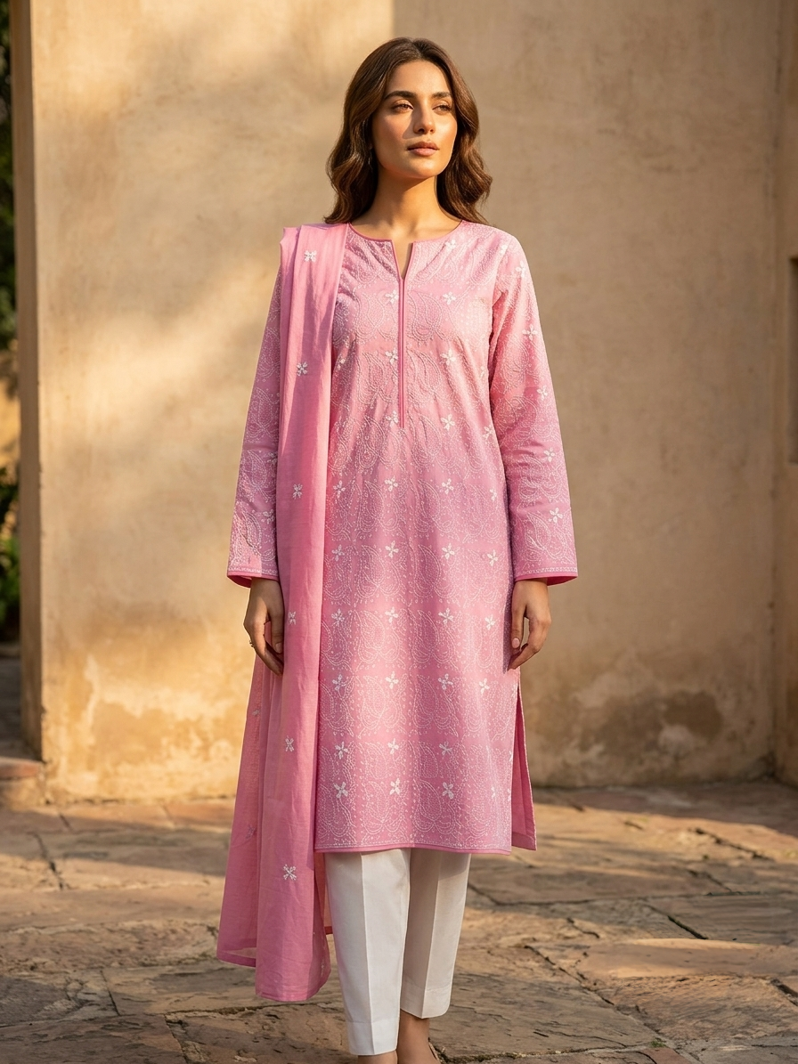 blooming-pink-embroidered-lawn-2-piece-unstitched-suit-with-embroidered-dupatta-premium-summer-collection