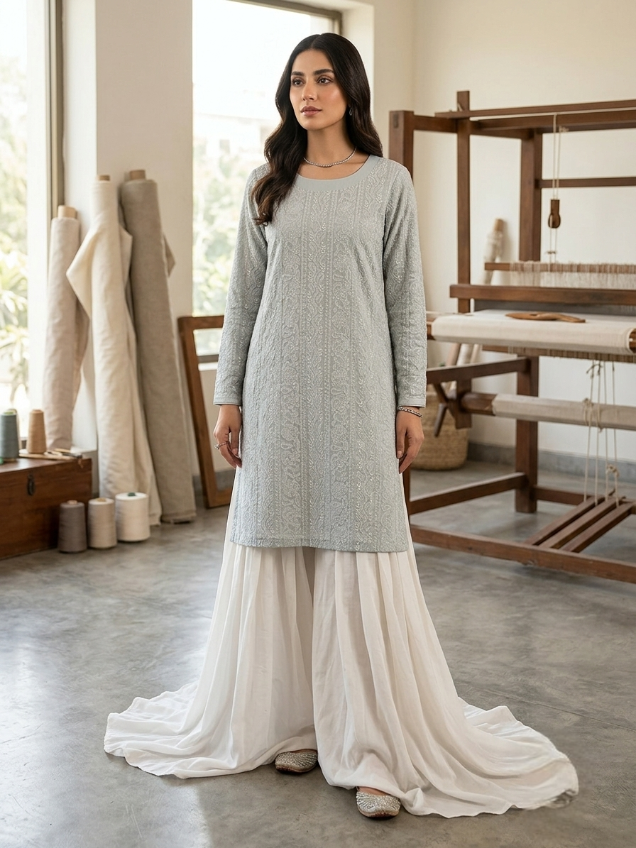 handmade-embroidered-ice-blue-lawn-kurta-for-women-premium-floral-embroidered-summer-lawn-shirt