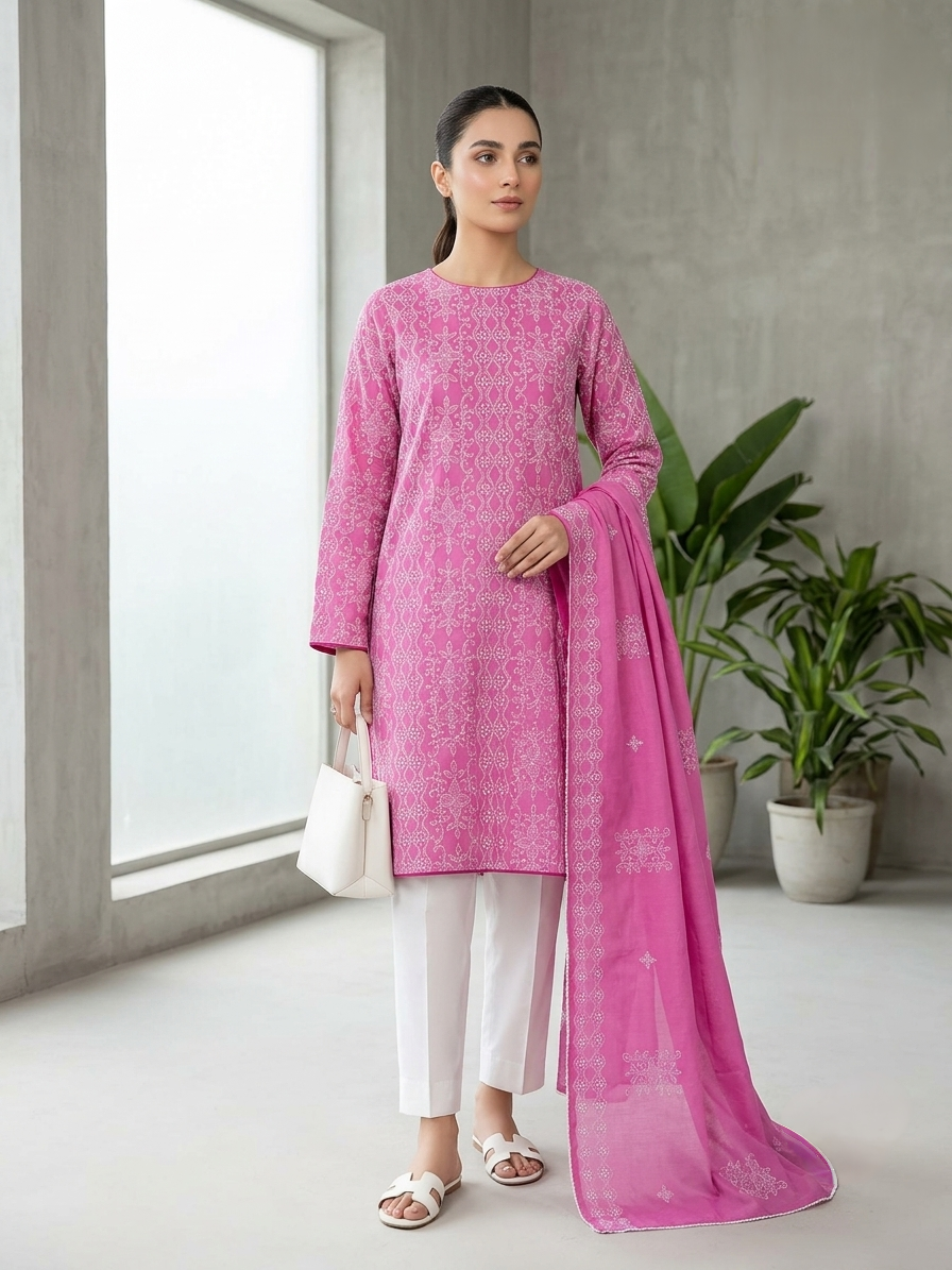 orchid-pink-handmade-chikankari-shirt-dupatta-unstitched-pure-lawn-summer-suit