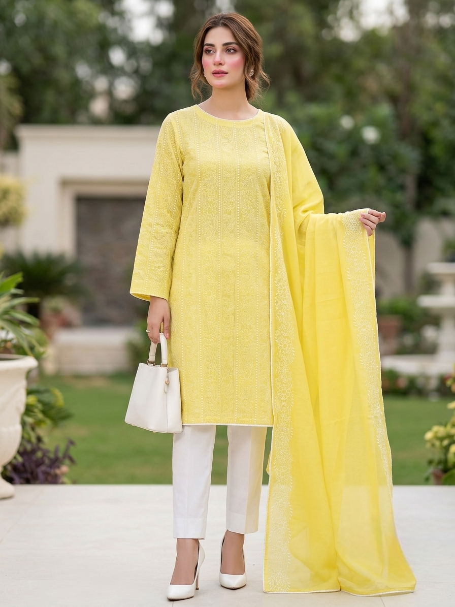 primrose-yellow-handmade-chikankari-shirt-dupatta-unstitched-pure-lawn-summer-suit