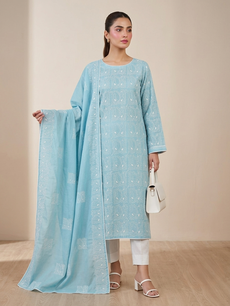 duck-egg-blue-handmade-chikankari-shirt-dupatta-unstitched-pure-lawn-summer-suit
