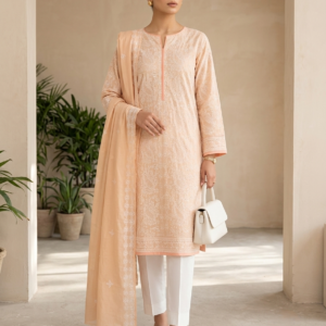 Butter Yellow Handmade Chikankari Shirt & Pure Lawn Dupatta | Unstitched 2-Piece Summer Suit
