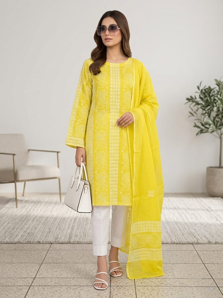 yellow-handmade-chikankari-tarkashi-lawn-suit-with-dupatta-premium-pure-lawn-3-meter-unstitched-shirt