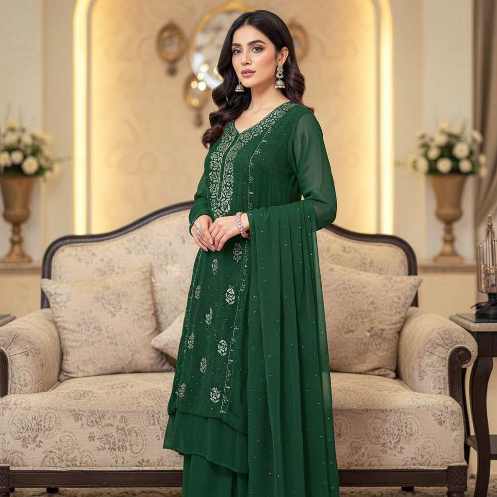 teal-green-mukesh-kamdani-shaffon-suit-with-hand-embellishment-kaar-e-nakh