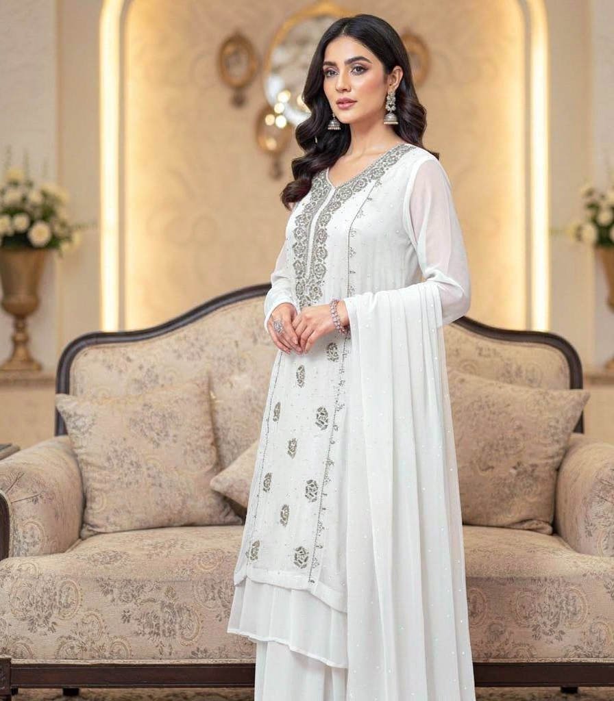 white-mukesh-kamdani-shaffon-suit-with-hand-embellishment-kaar-e-nakh