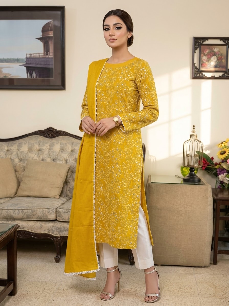 mustard-with-white-silver-gota-kari-pure-lawn-unstitched-suit-mustard-pure-lawn-dupatta