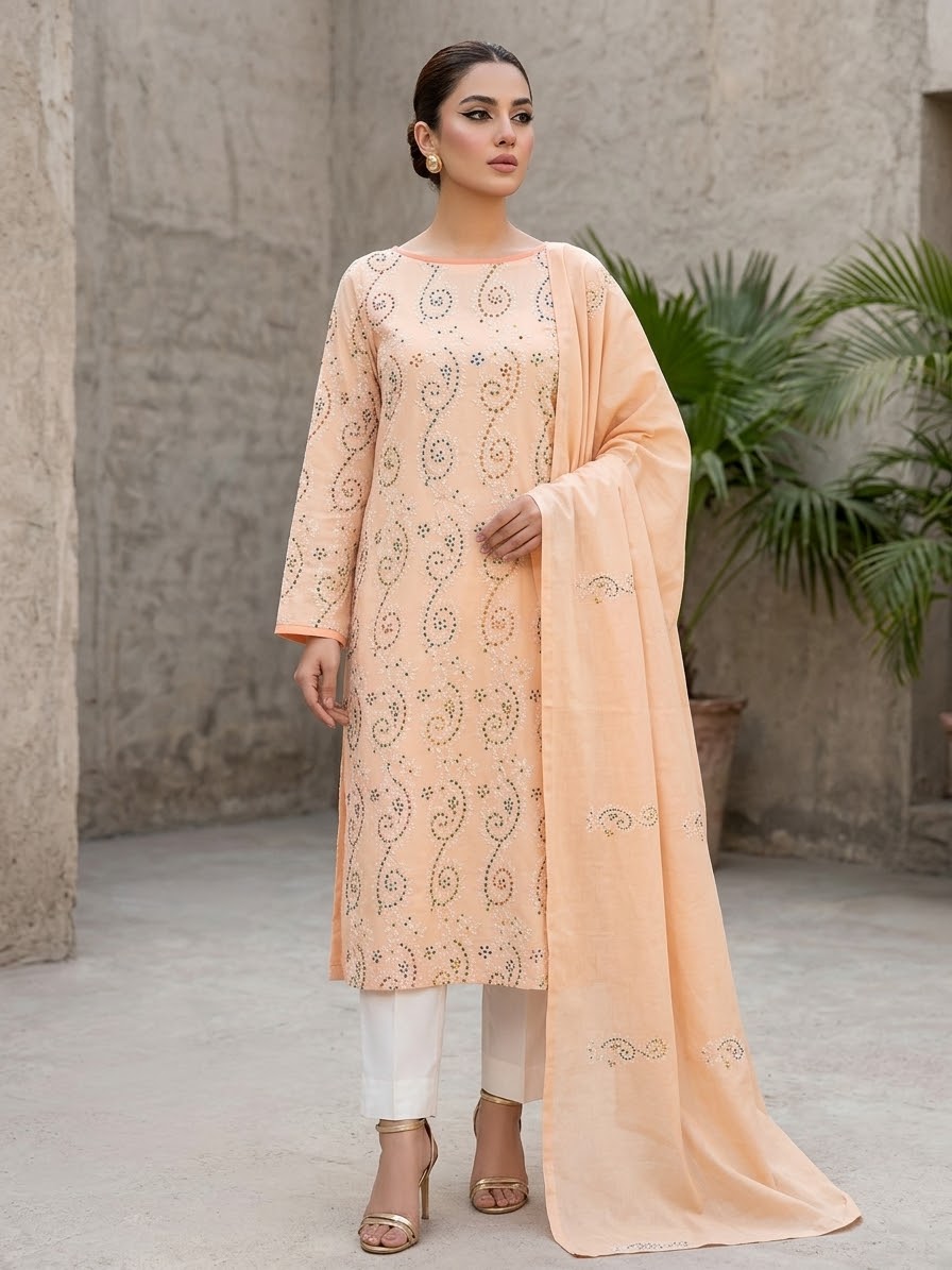 apricot-peach-with-multicolor-embroidery-pure-lawn-unstitched-suit-apricot-peach-pure-lawn-dupatta