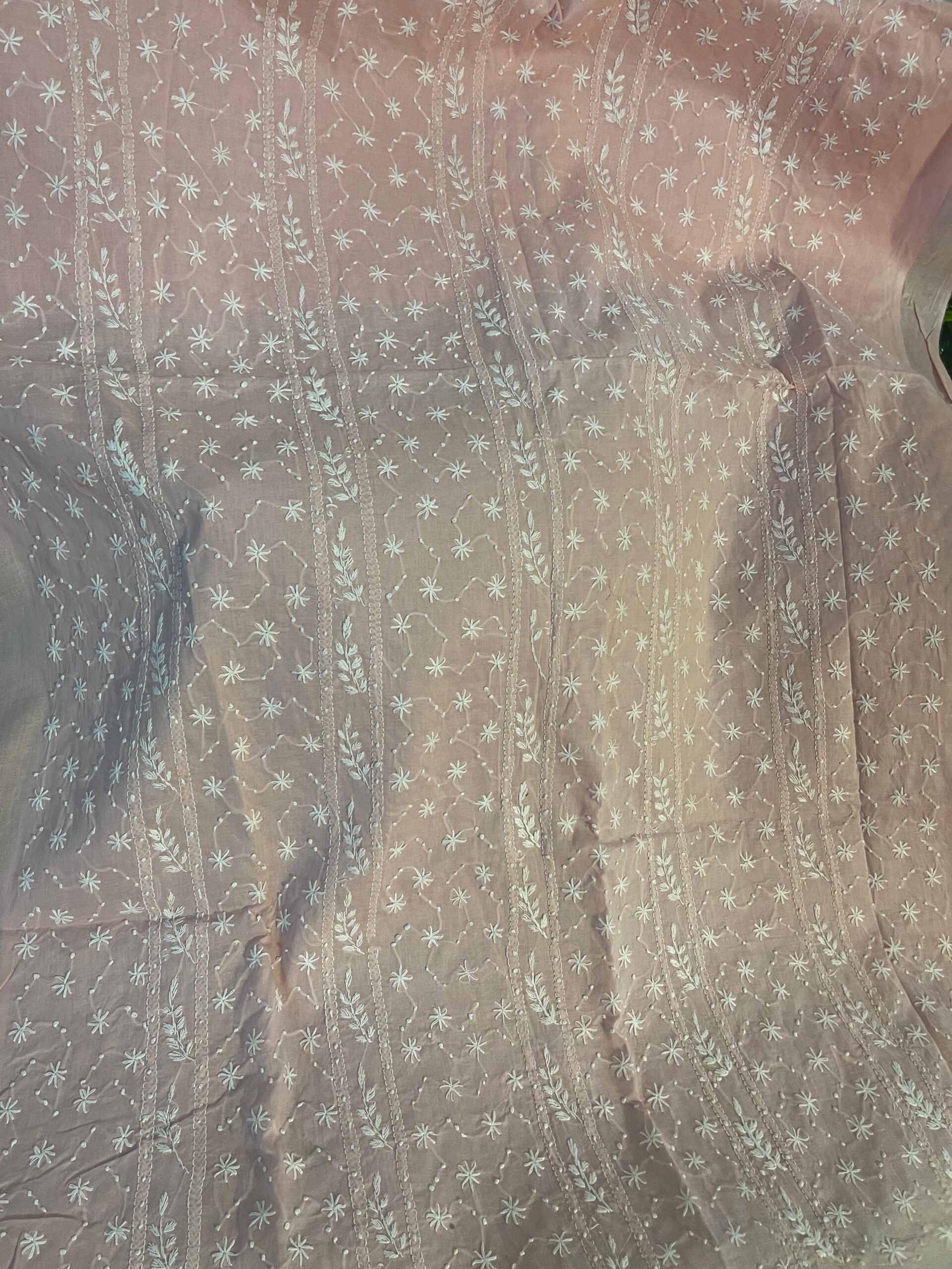 Rose Petal Pink Handmade Chikankari Lawn Kurta for Women | Premium Embroidered Summer Lawn Shirt - Image 3