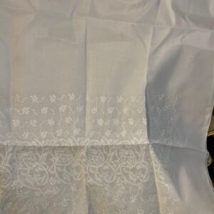 White Chikankari Lawn Trouser – Premium Handmade Embroidery