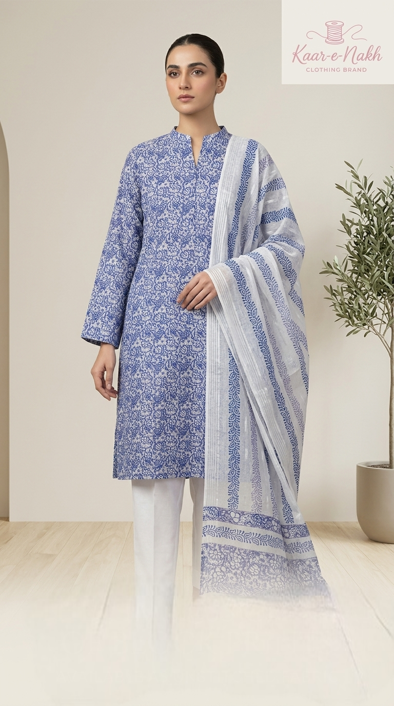 light-lavender-with-royal-blue-purple-block-print-pure-lawn-unstitched-suit-white-broshia-dupatta-with-royal-blue-purple-block-print