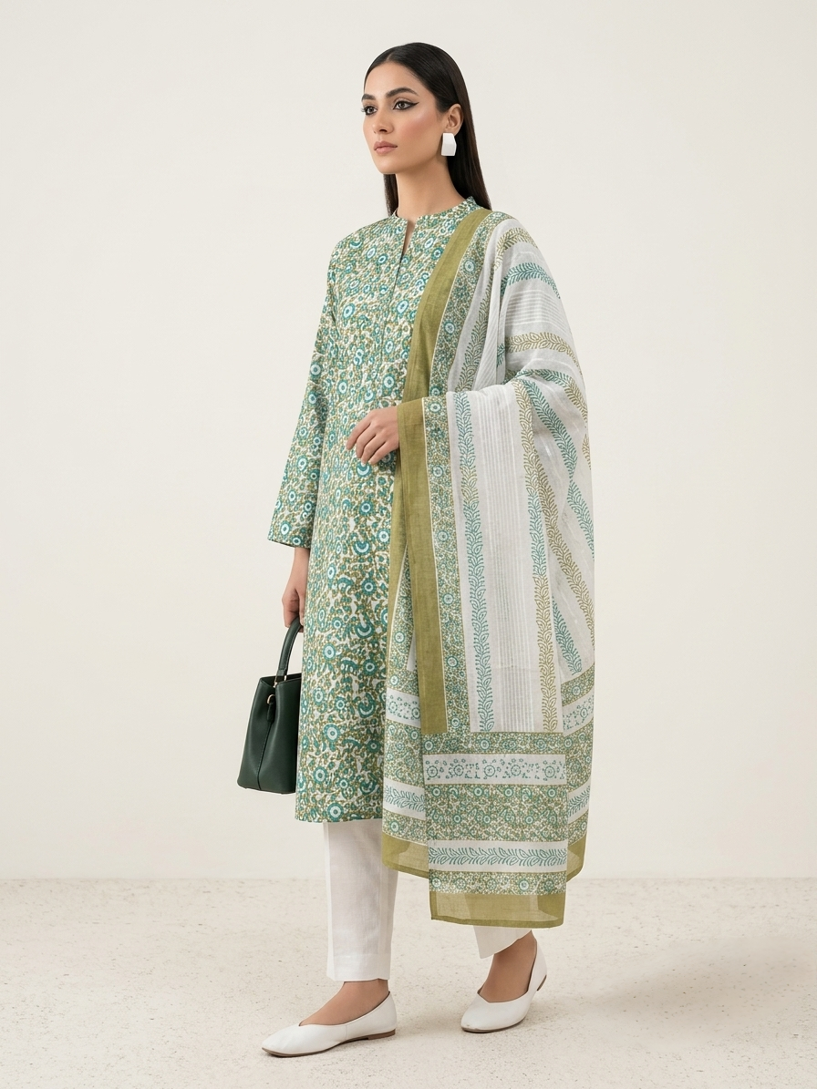 off-white-with-teal-green-olive-green-block-print-pure-lawn-unstitched-suit-white-broshia-dupatta-with-teal-green-olive-green-block-print
