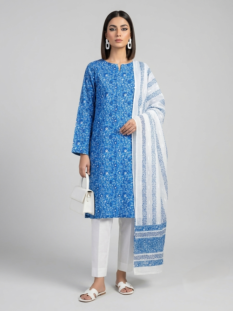 royal-blue-with-white-hand-block-printed-pure-lawn-unstitched-suit-white-broshia-dupatta