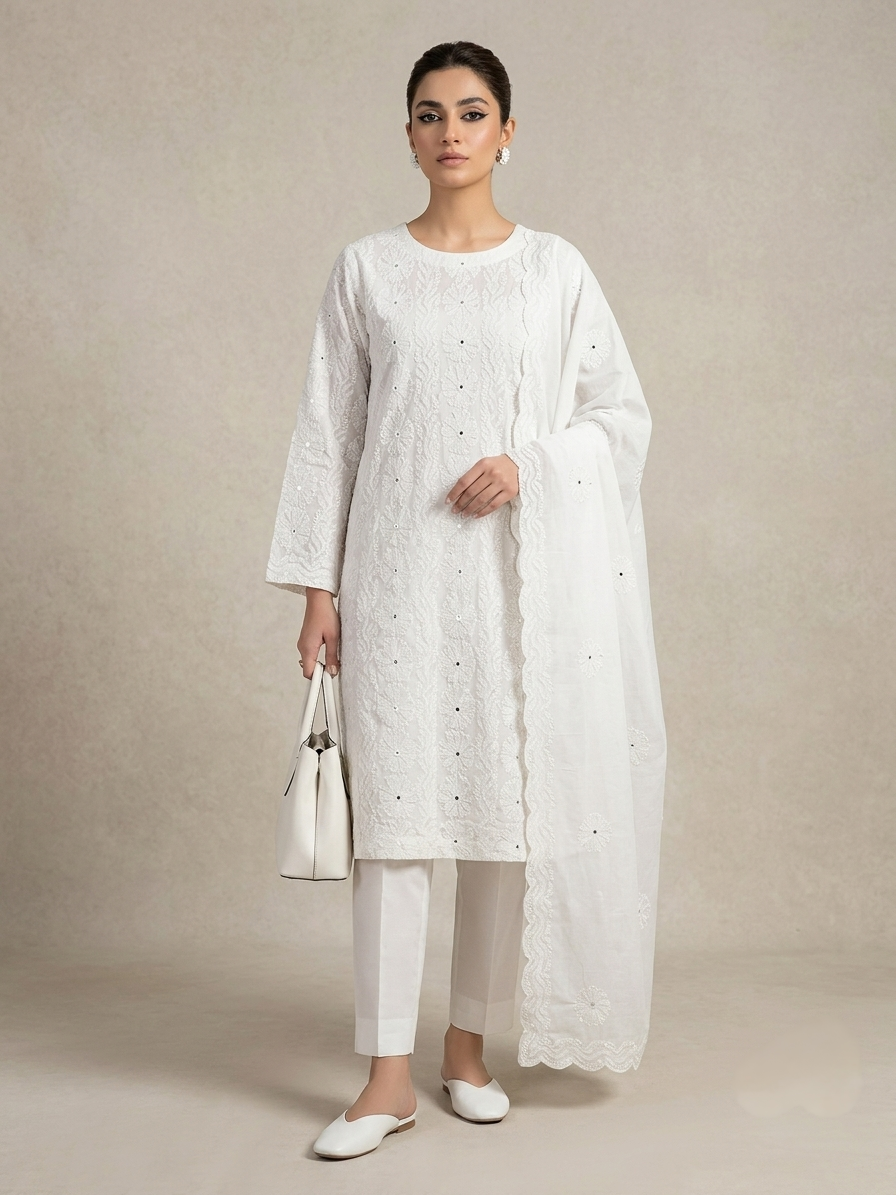 white-chikankari-shisha-2-piece-pure-lawn-suit-handmade-embroidered-unstitched-suit