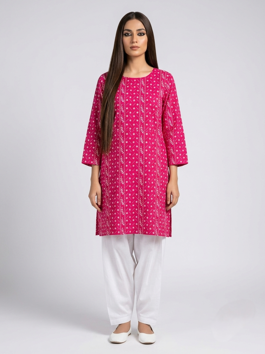 shocking-pink-handmade-chikankari-lawn-kurta-for-women-premium-embroidered-summer-lawn-shirt-2